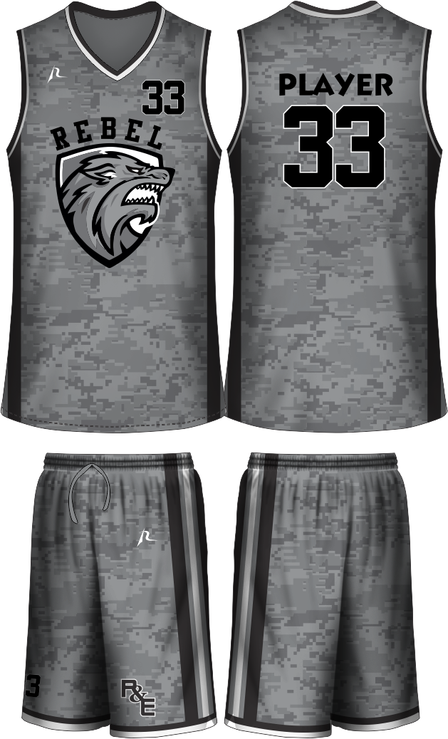 Custom Basketball Uniforms - Defend The Perimeter - Team Rebel Sports